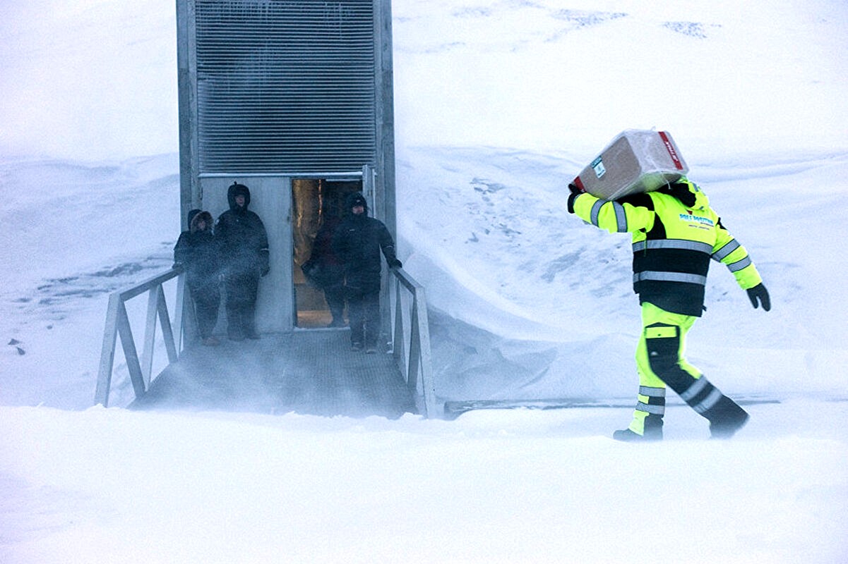 Остров Шпицберген хранилище семян