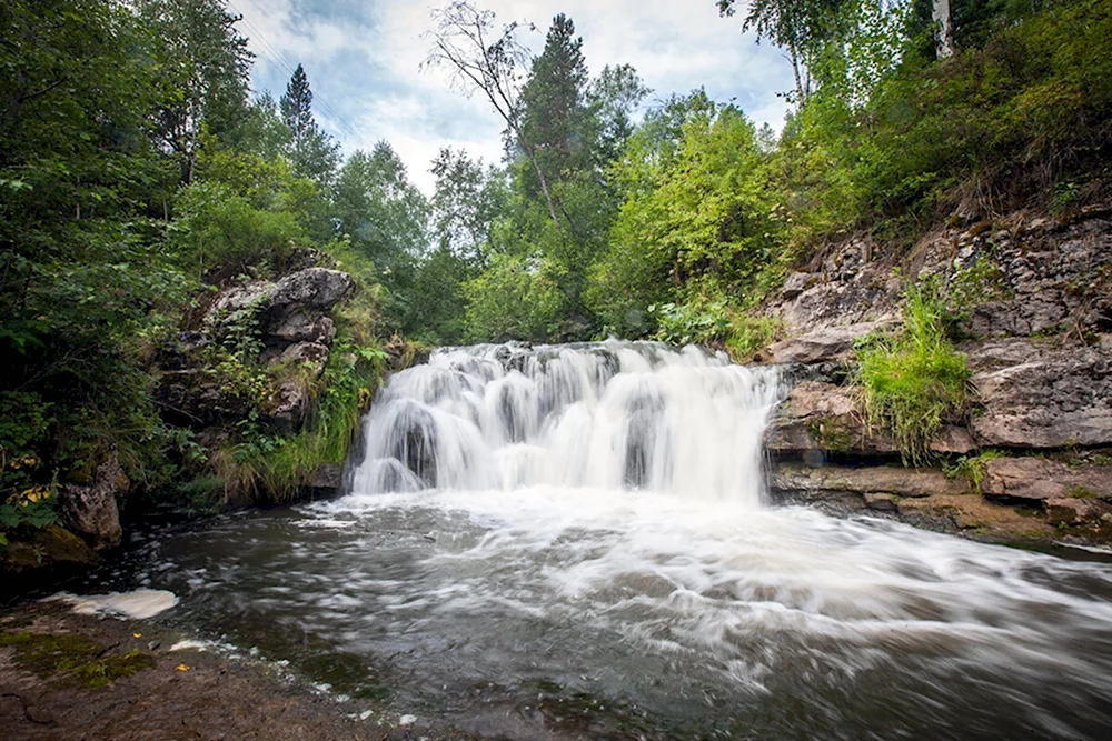 Абзановский водопад Башкортостан