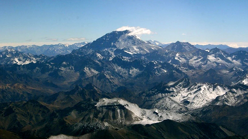 Аргентина гора Аконкагуа