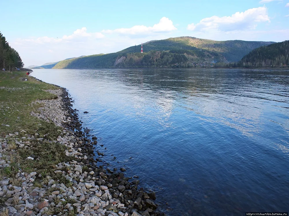Берег Енисея Красноярск