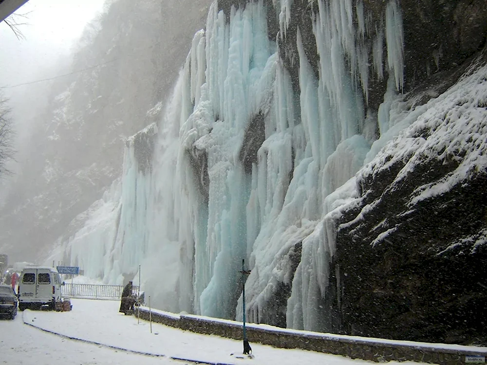 Чегемские водопады Кабардино-Балкария