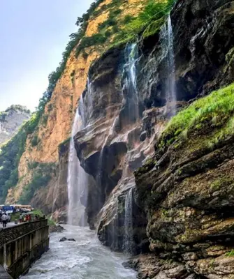 Чегемские водопады Кабардино-Балкария