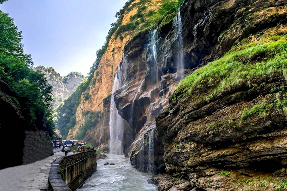Чегемские водопады Кабардино-Балкария