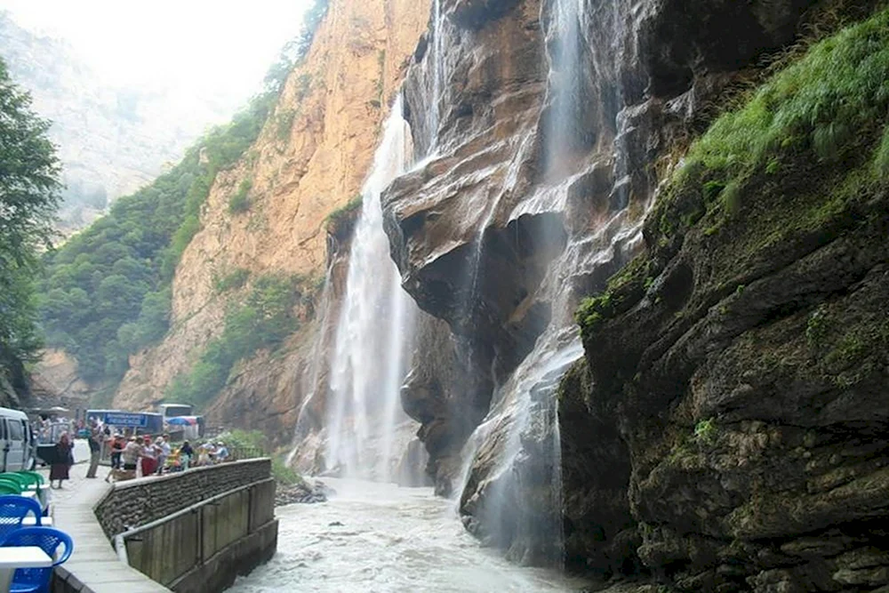Чегемские водопады Кабардино-Балкария
