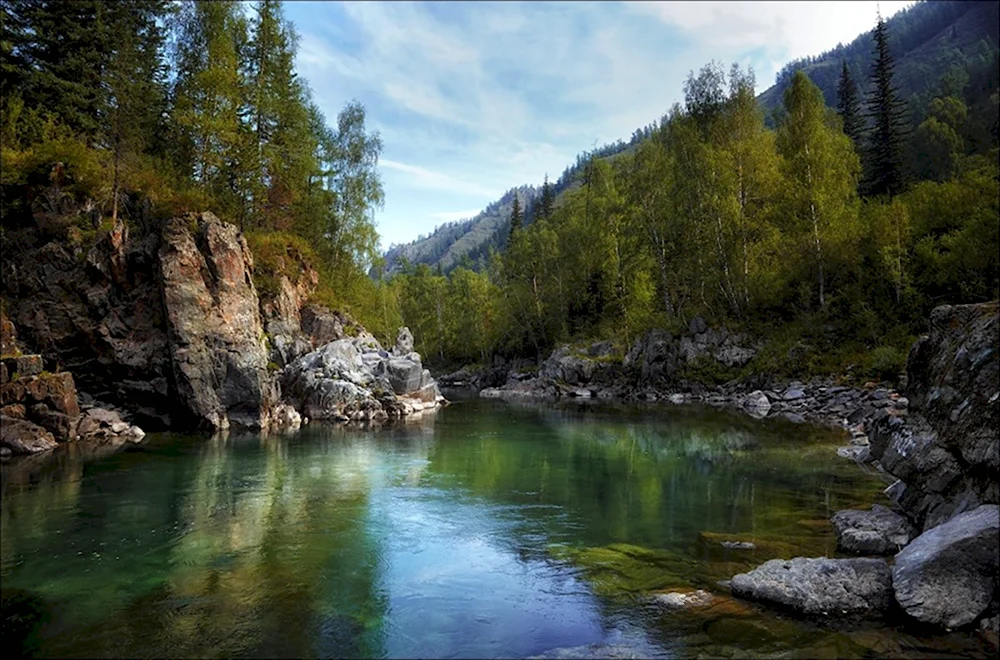 Девичьи плесы на реке кумир