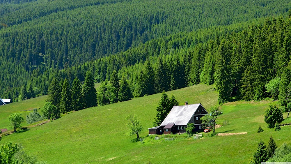 Хребты Шумава Чехия