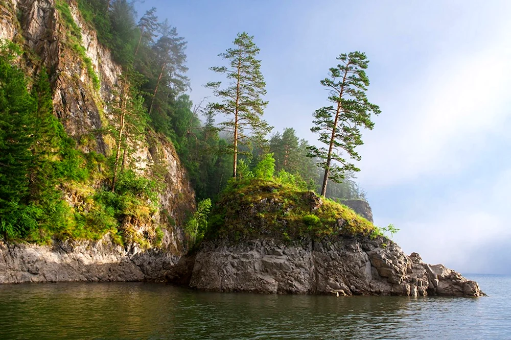 Красноярский край природа Енисей