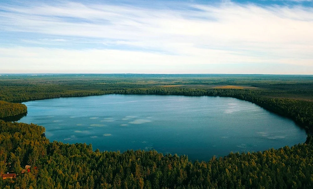 Круглое озеро Всеволожск