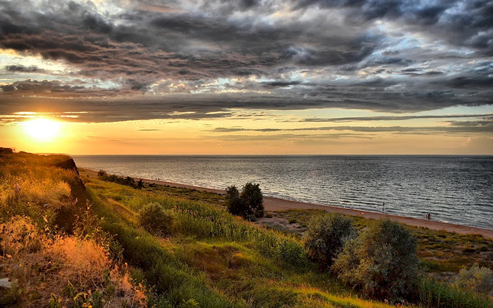Кубань Азовское море