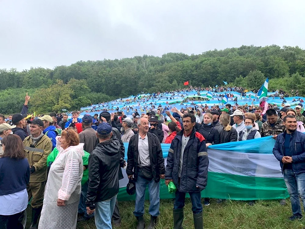 Митинг в Башкирии 2020 Куштау