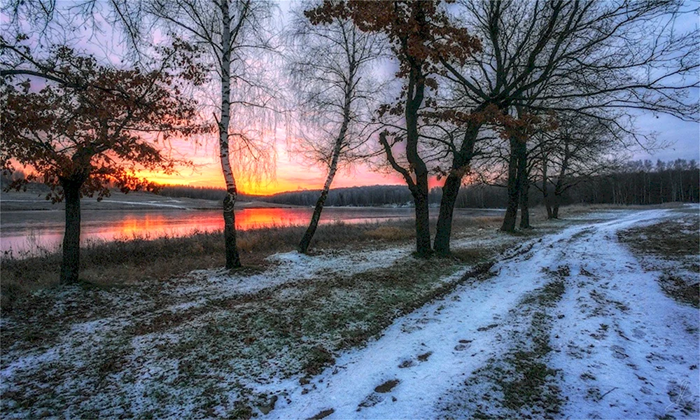 Ноябрь пейзаж