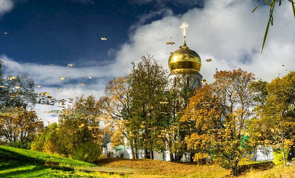 Осенний Тамбов храмы купола