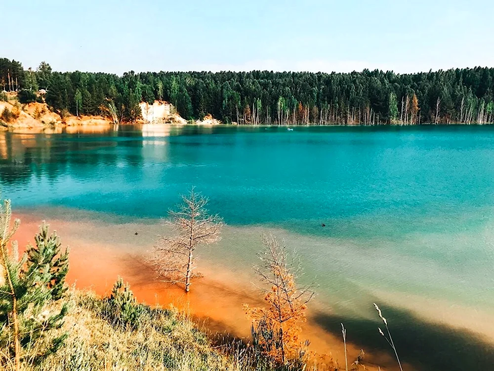 Озеро Апрелька Кемерово