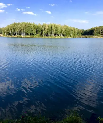 Озеро центральное в Орловском Полесье