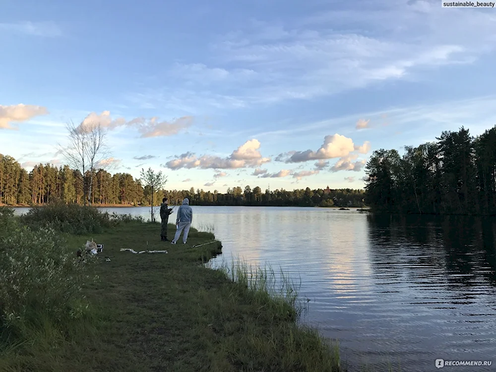 Озеро Волоярви Ленинградская область