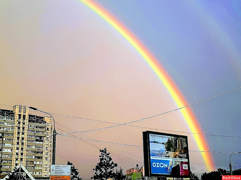 Радуга после дождя