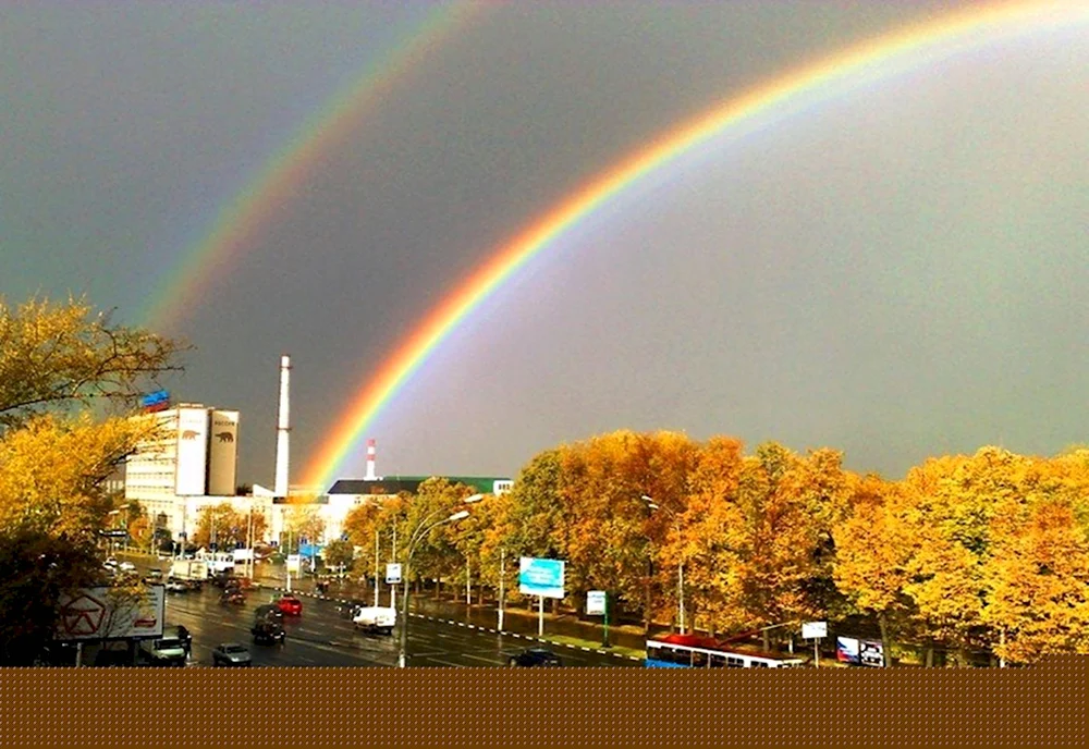 Радуга в городе