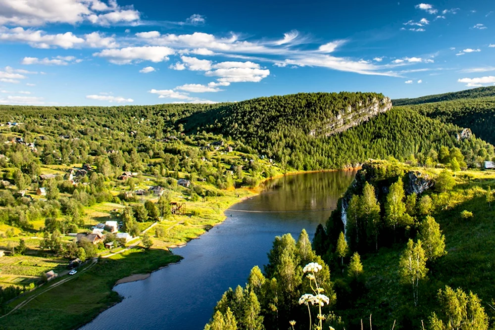 Река Косьва Губаха