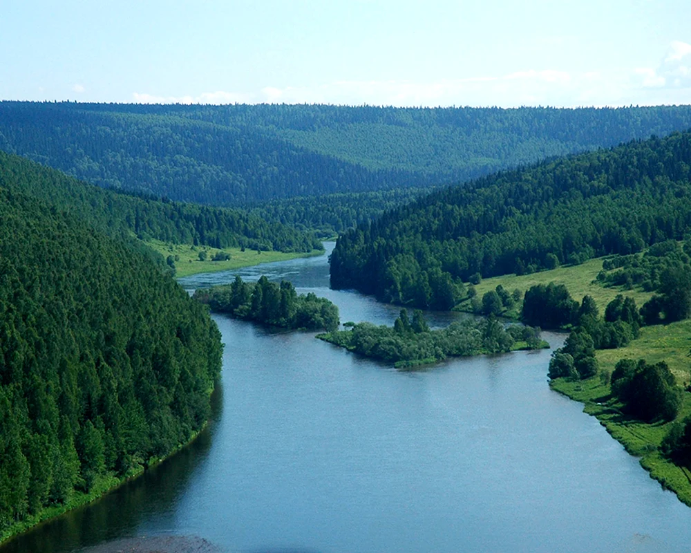 Река Косьва Пермский край