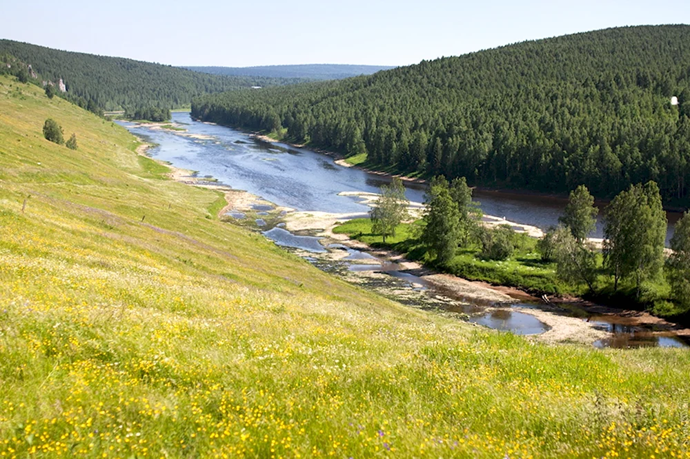 Река Косьва Пермский край