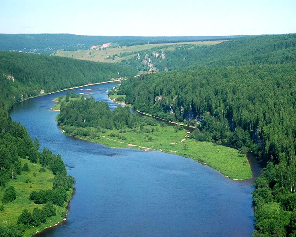 Река Косьва Пермский край