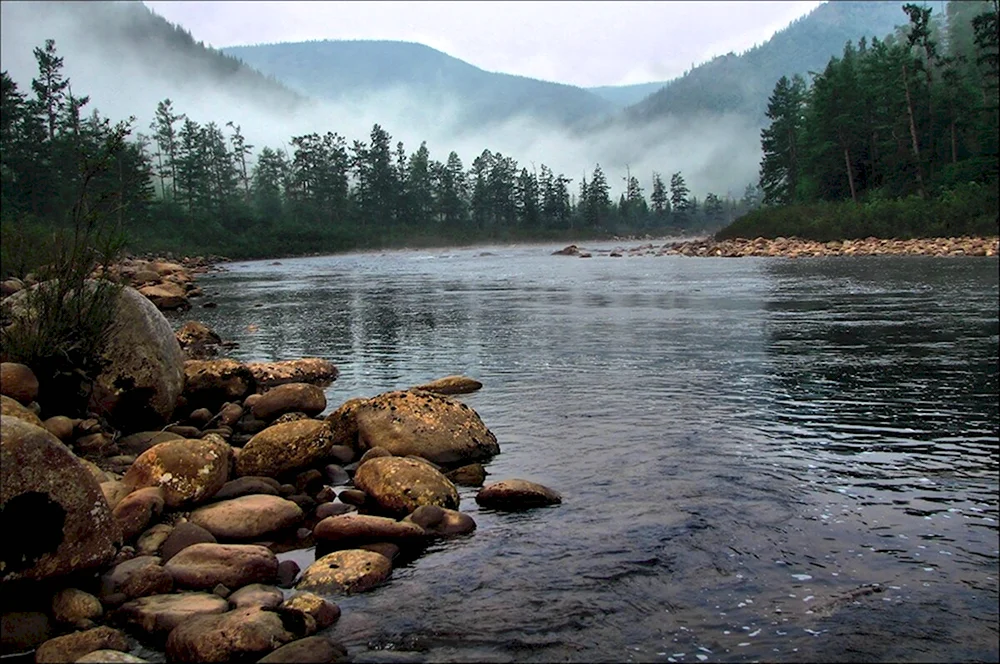 Река Муна Якутия