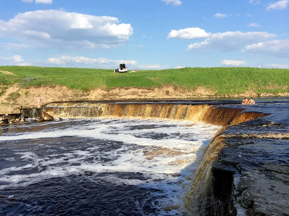 Саблино Тосненский водопад