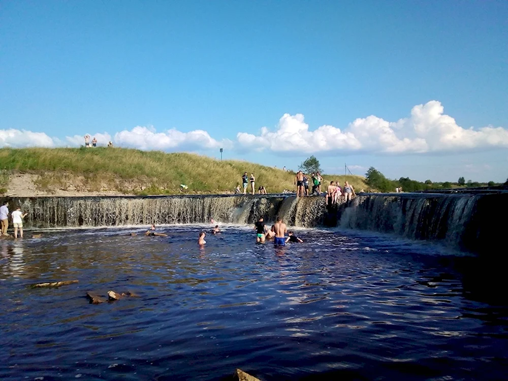 Саблино водопады