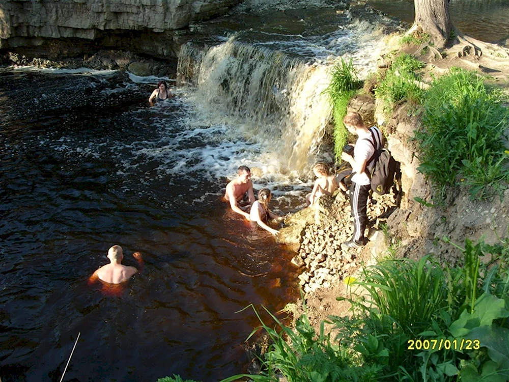 Саблинский водопад пересох
