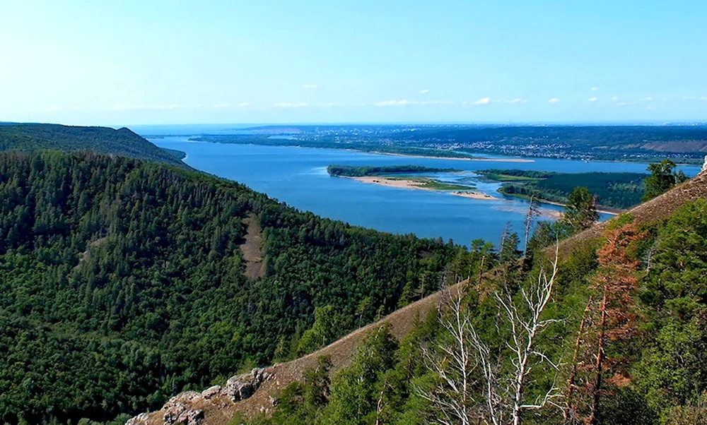 Самарская лука гора Стрельная