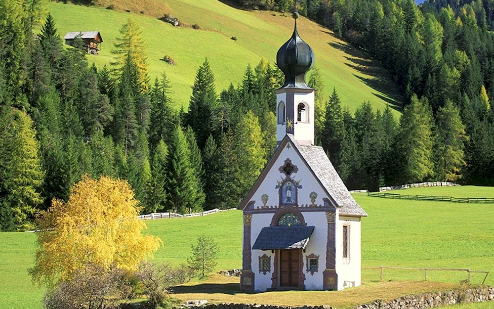 Швейцария деревенская Церковь