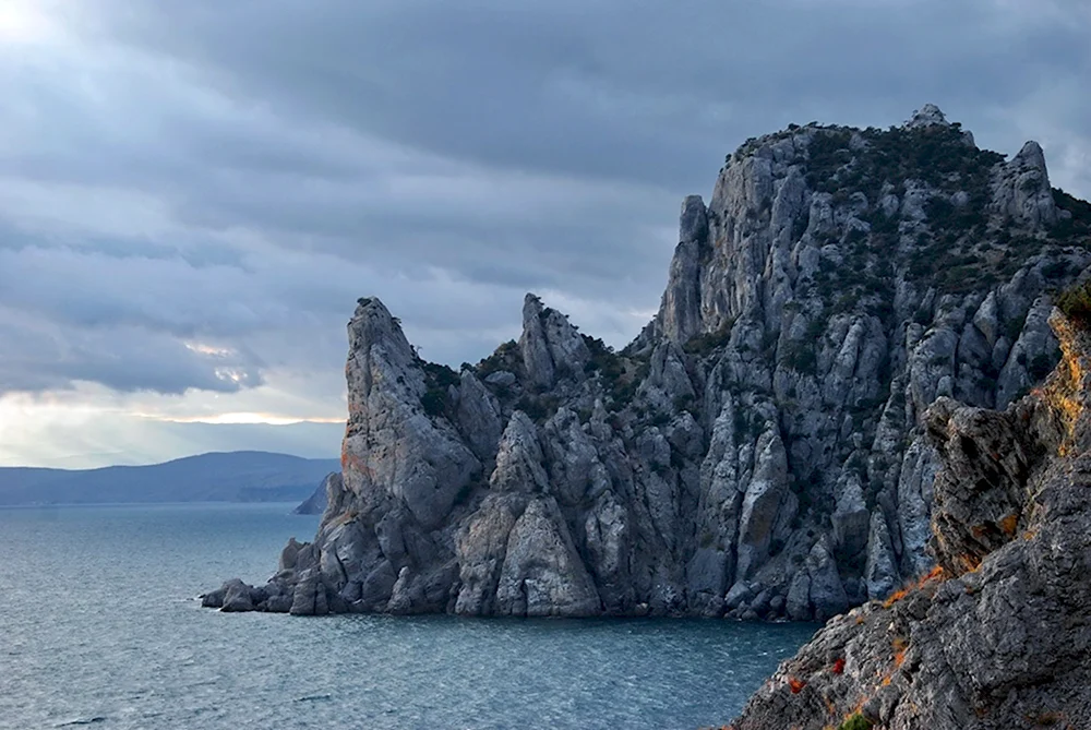 Скала носорог Крым