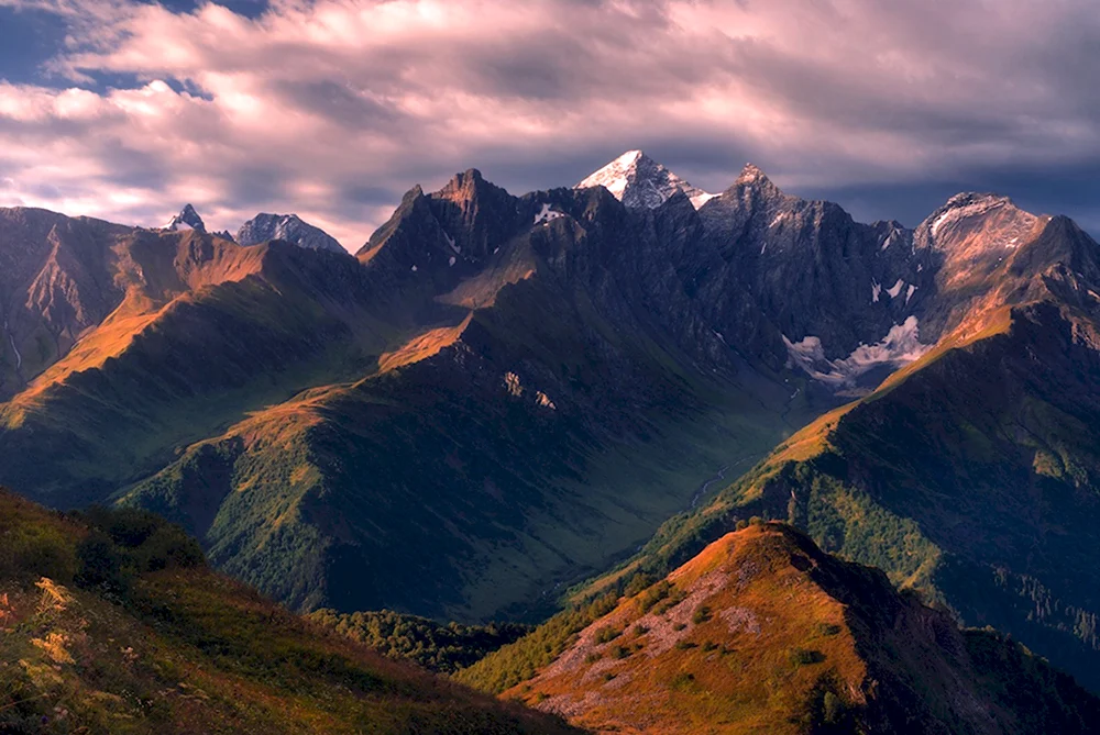 Утро в горах