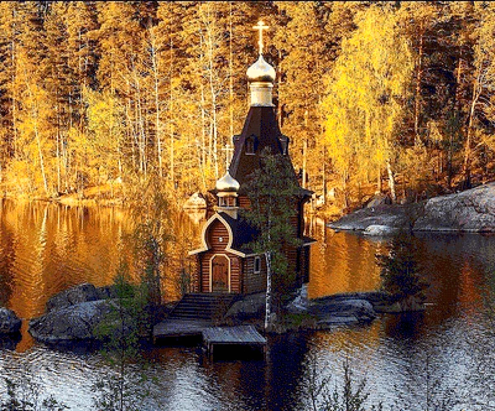 Васильево Церковь Андрея Первозванного на Вуоксе