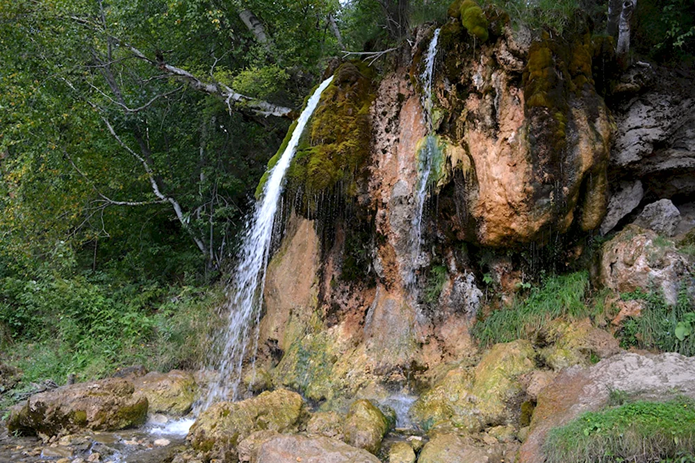 Водопад Плакун в Суксуне