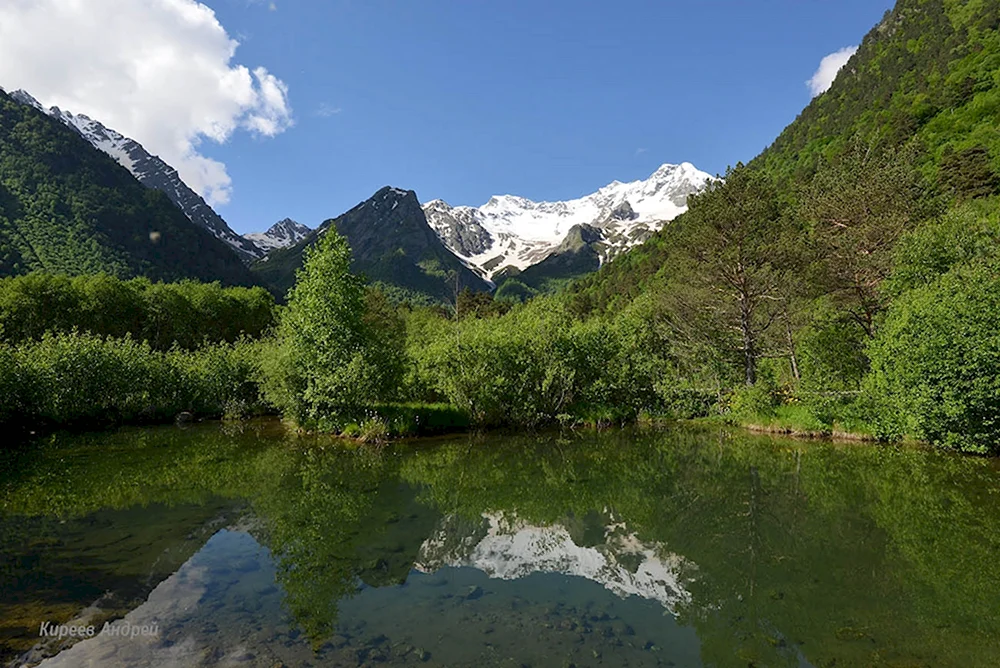 Водопад три сестры Северная Осетия
