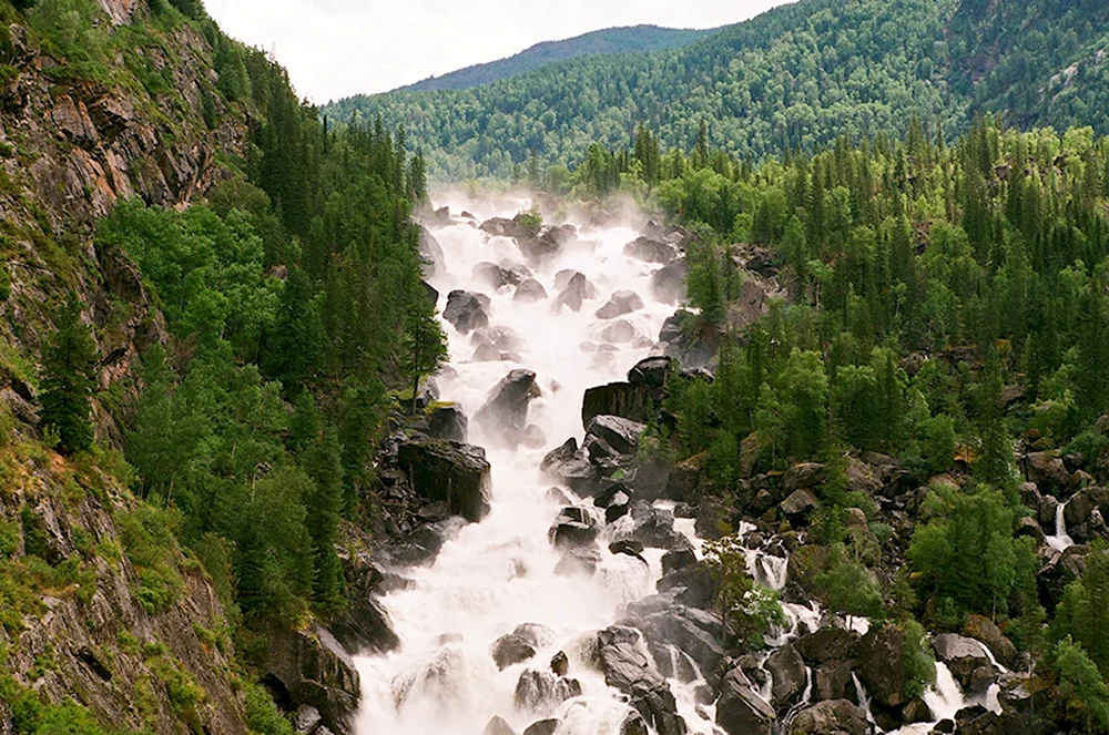 Водопад Учар Алтай