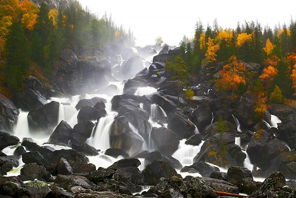 Водопад Учар Алтай