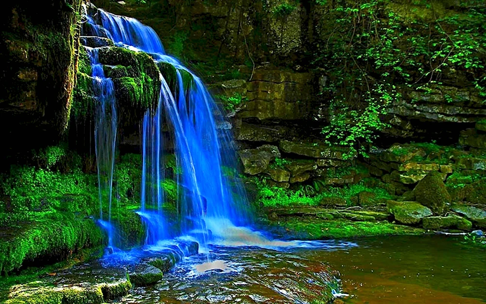 Живая природа водопады