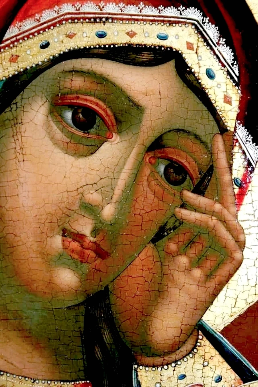 Изображение иконы Божьей матери Утоли Мои печали