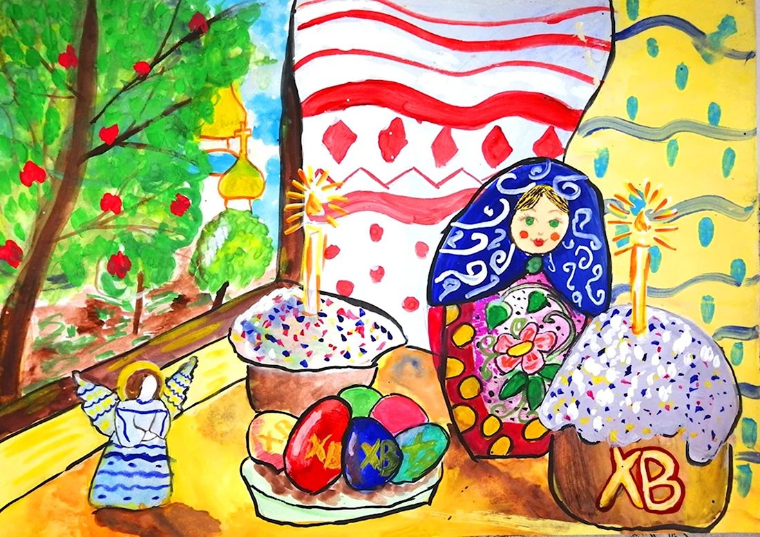 Рисунок на Пасху