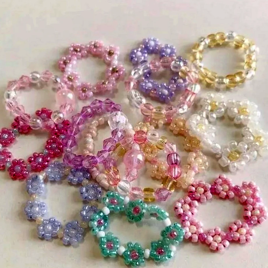 Колечки из бисера
