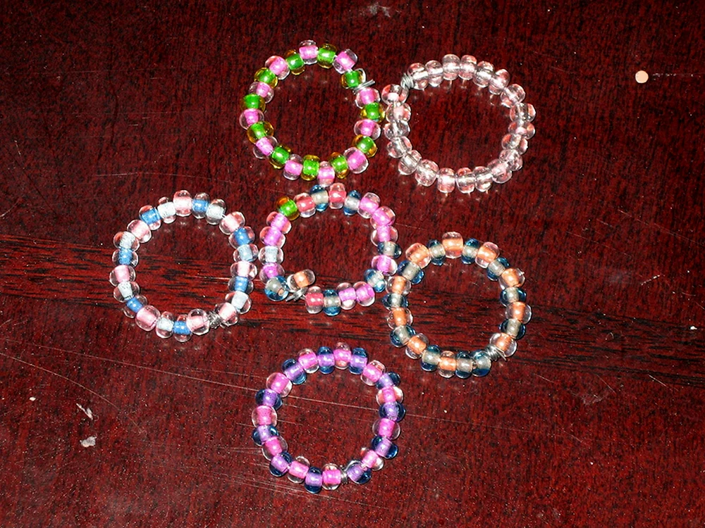 Колечки из бисера