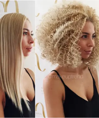 Афро кудри на короткую стрижку