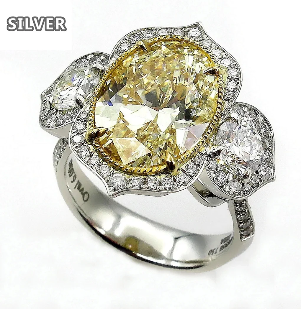 Аметрин 13.25 CT кольцо