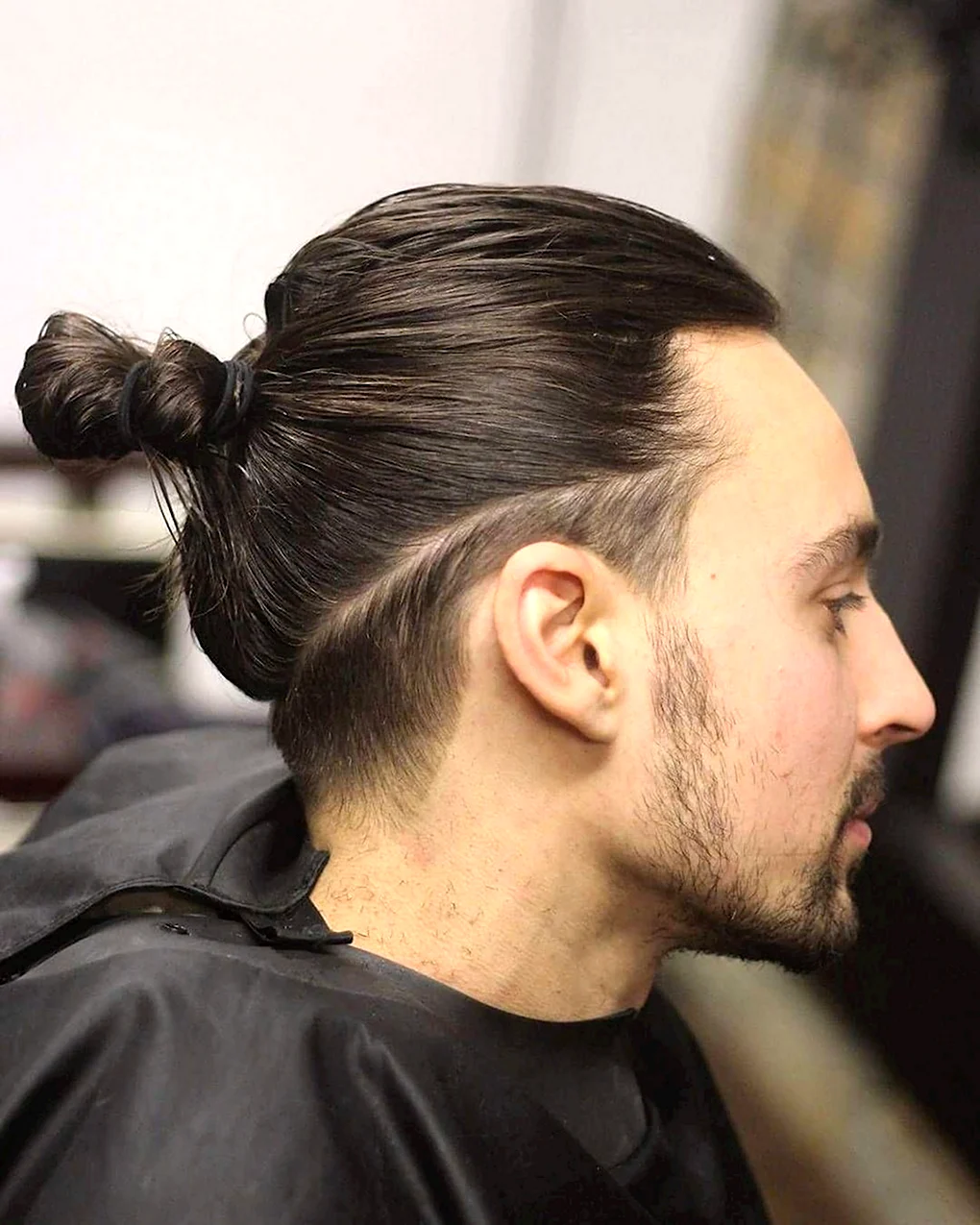 Андеркат man bun