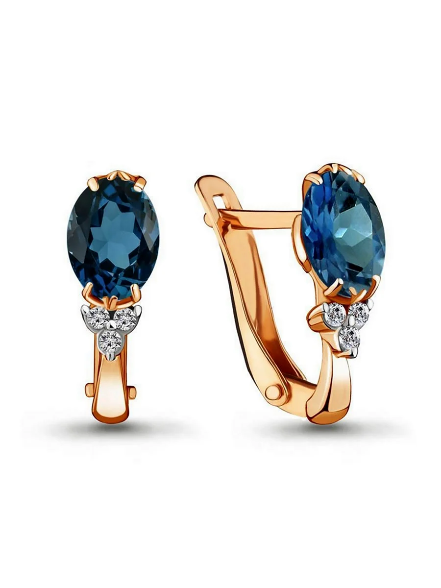 Aquamarine ювелирные серьги артикул 14744437