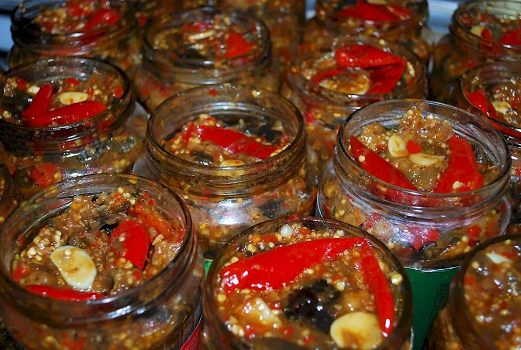Баклажаны по-армянски на зиму
