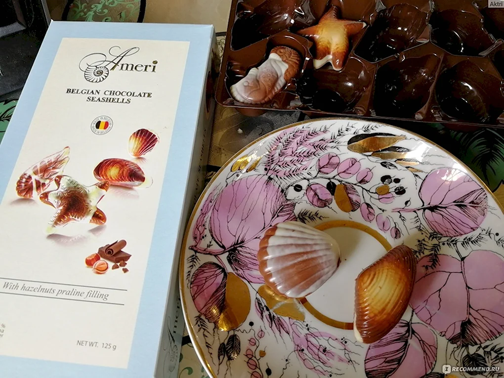 Бельгийский шоколад ракушки Ameri