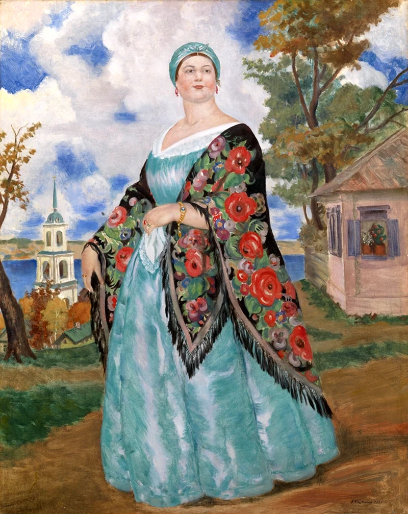 Борис Кустодиев «Купчиха» 1915